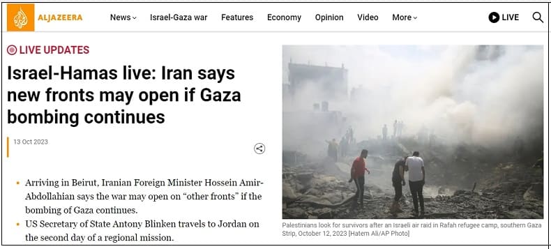 이-팔레스타인 전쟁 단신 VIDEO: Israel rules out aid to Gaza until Hamas releases hostages