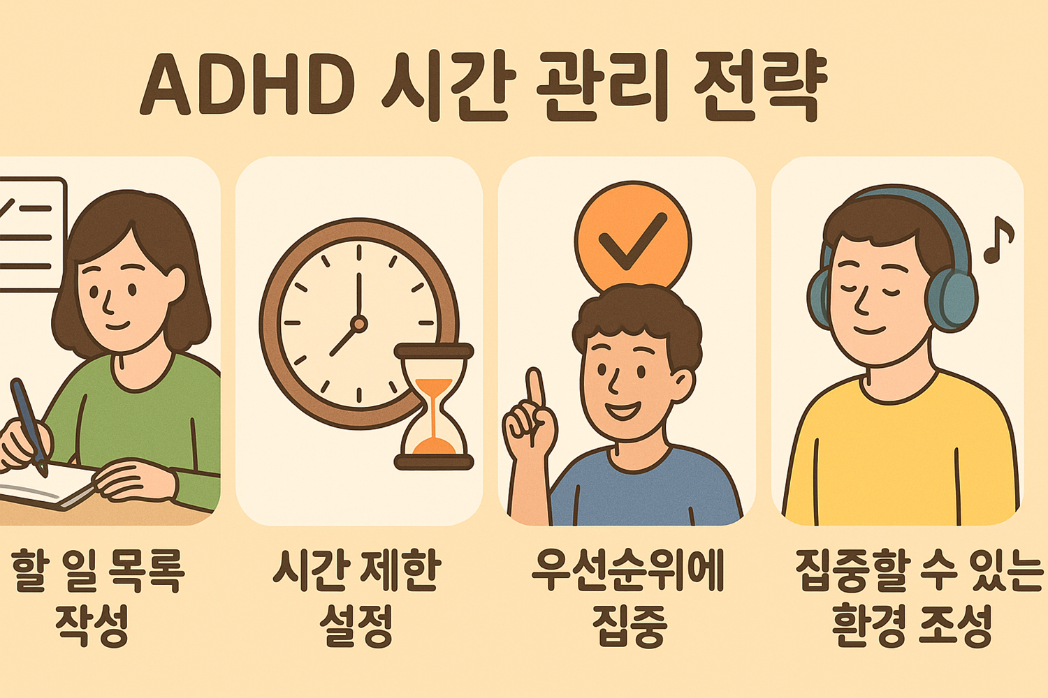 ADHD 시간 관리 전략