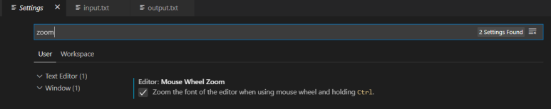  vscode 화면 전체크기 & 글자 크기 조절
