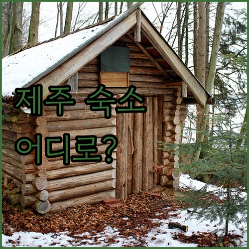 제주 펜션 & 호텔 어디로 가야 할까