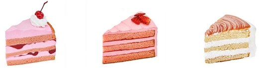 빌리엔젤 메뉴 핑크 체리 스트로베리 몽블랑 조각 케이크 케익