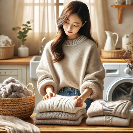 울 니트 관리 및 세탁하는 법