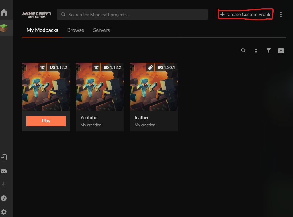 [마인크래프트] 커스포지 설치방법과 모드팩 하는법