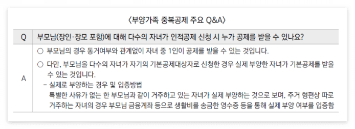 주의사항 중복 공제와 부정공제 방지
