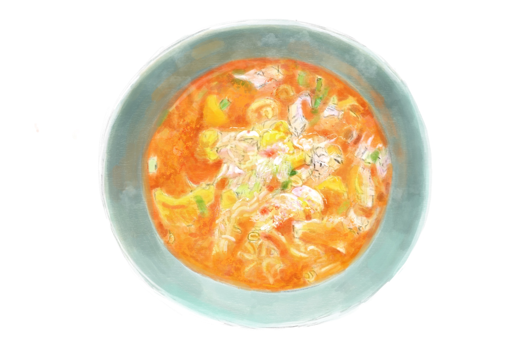  맛있게  그린  라면,  라면  만들기  레시피