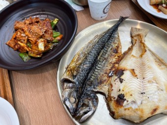 통철판갈치조림한상 통철판소갈비찜한상