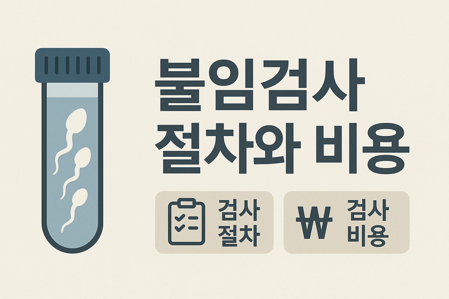 불임검사 절차와 비용 정보