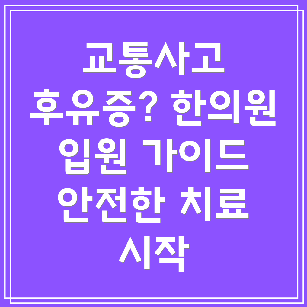 대전 대덕구 회덕동 교통사고 한의원