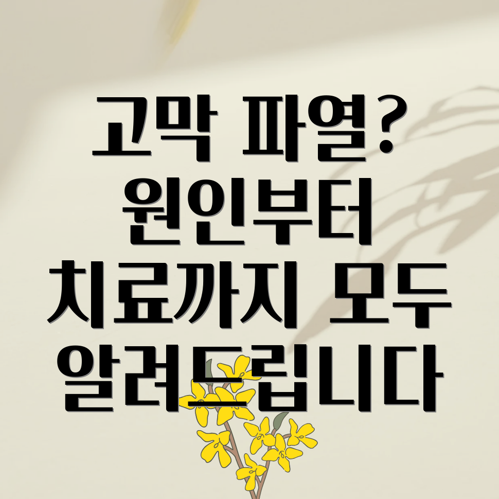 고막 파열