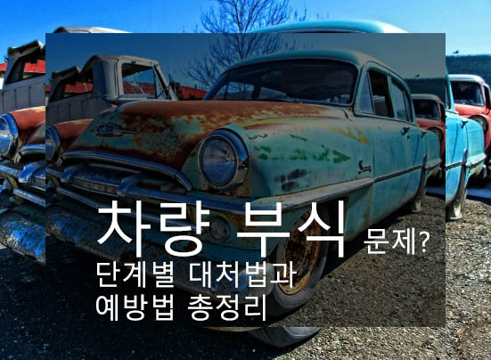  차량 부식 문제? 단계별 대처법과 예방법 총정리