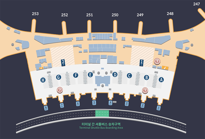 인천공항-제2터미널-카운터-이미지