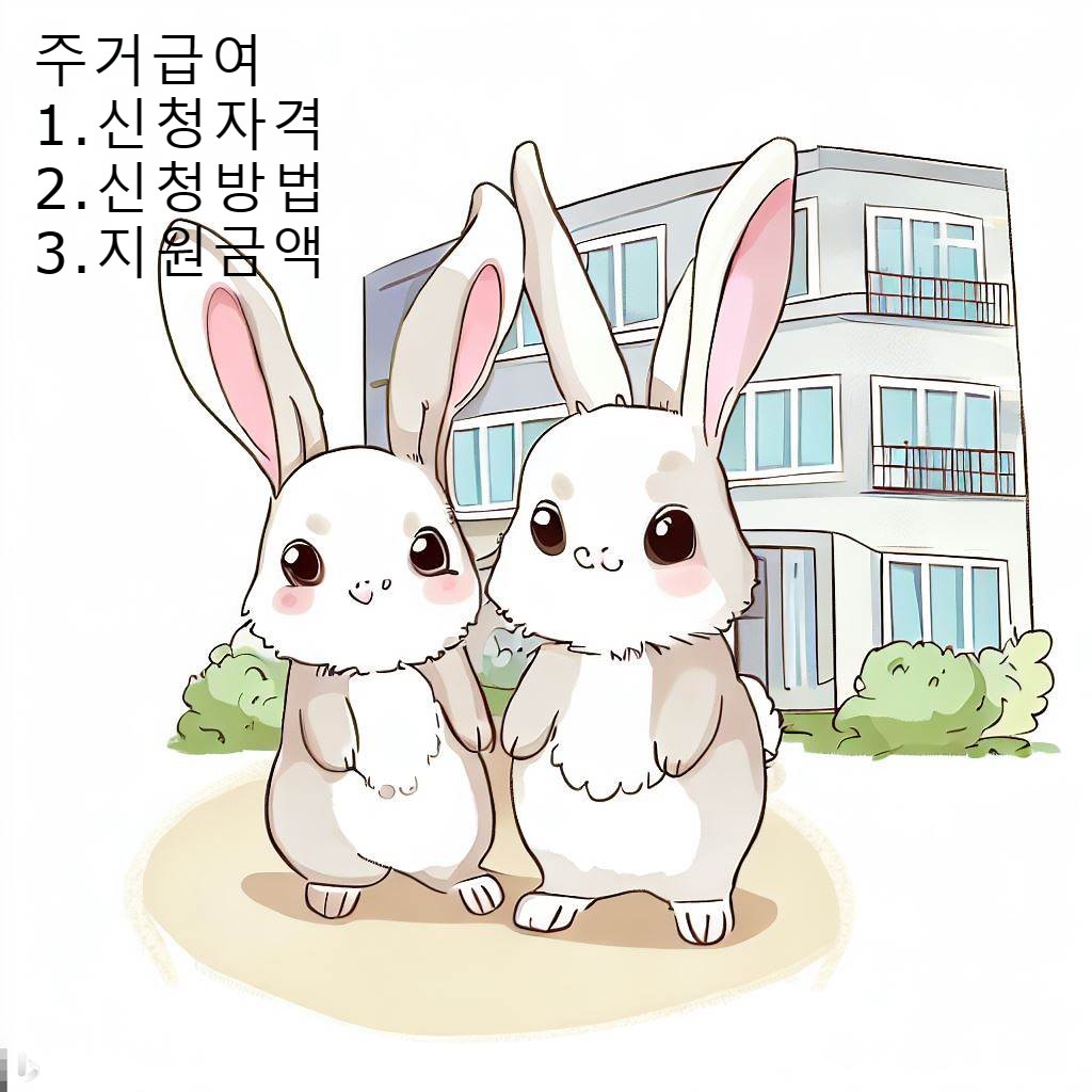  주거비를 지원하는 복지제도 주거급여 제도 총정리