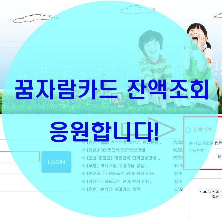  꿈자람카드 잔액조회 확인하는 방법