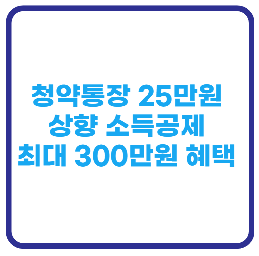 청약통장25만원