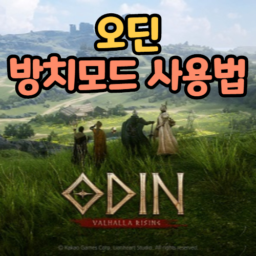  오딘 방치모드 사용 방법 오딘 방치게임 추천