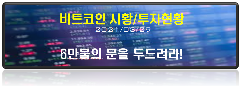  비트코인 6만불의 문을 다시 두드려라!