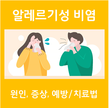  알레르기 비염 증상, 원인, 예방 및 치료법