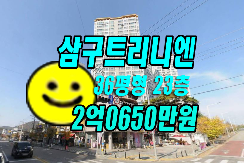  구미 부동산 경매 옥계동 삼구트리니엔 아파트경매 급매 매매 시세 무료경매사이트