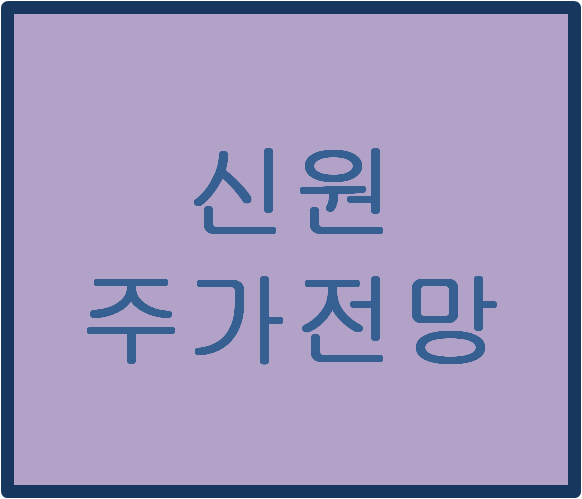  신원(009270) 주가전망 및 이슈분석