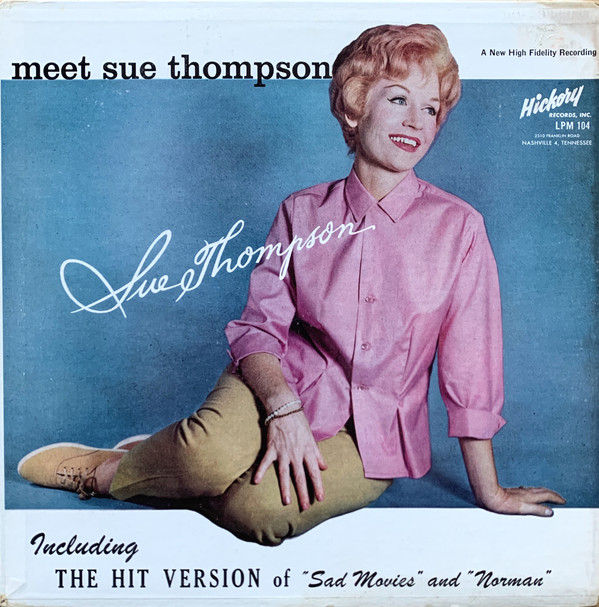  Sue Thompson - Sad Movies (Make Me Cry) [가사/듣기/해석/라이브]