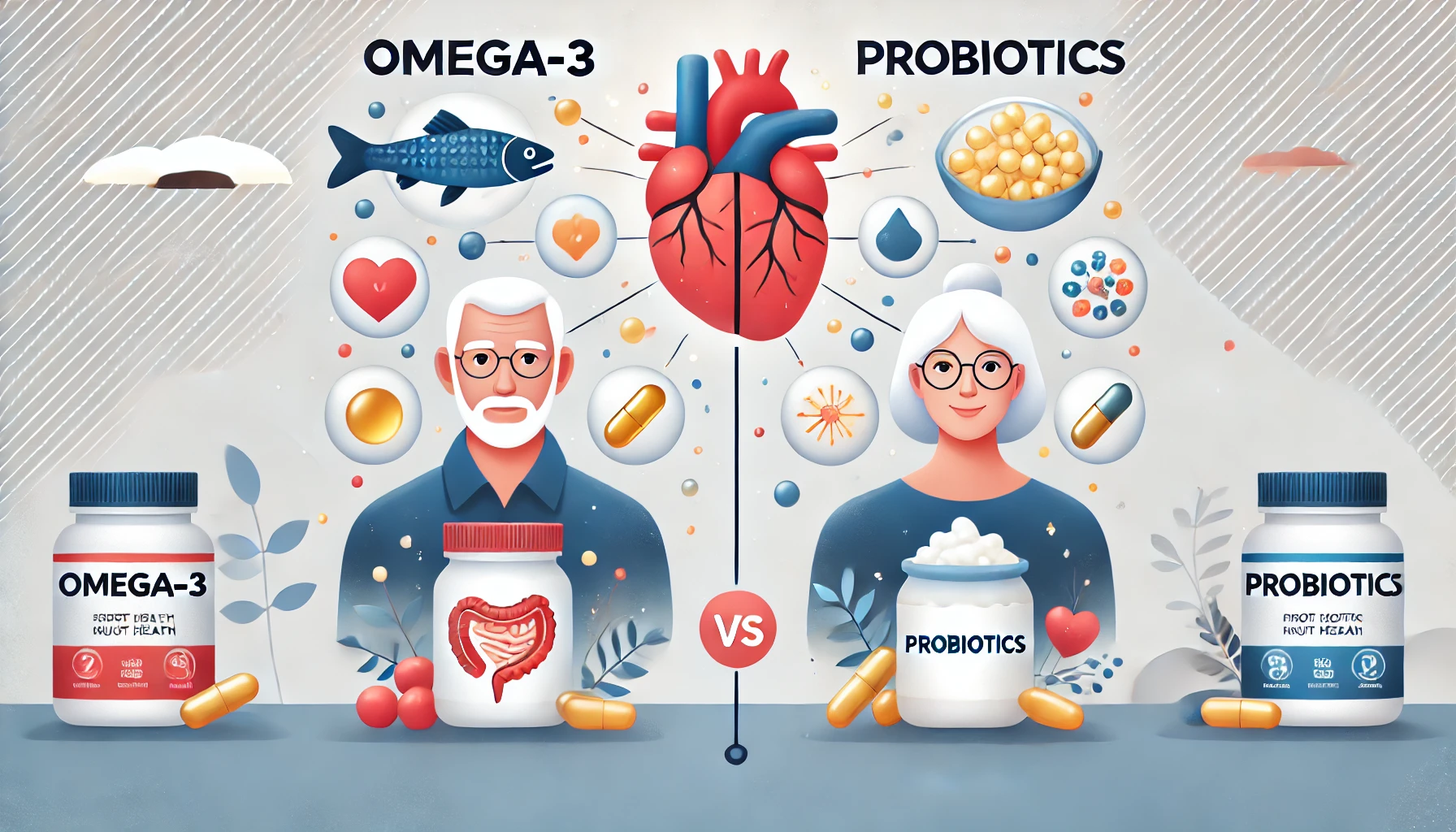 오메가-3 vs 프로바이오틱스