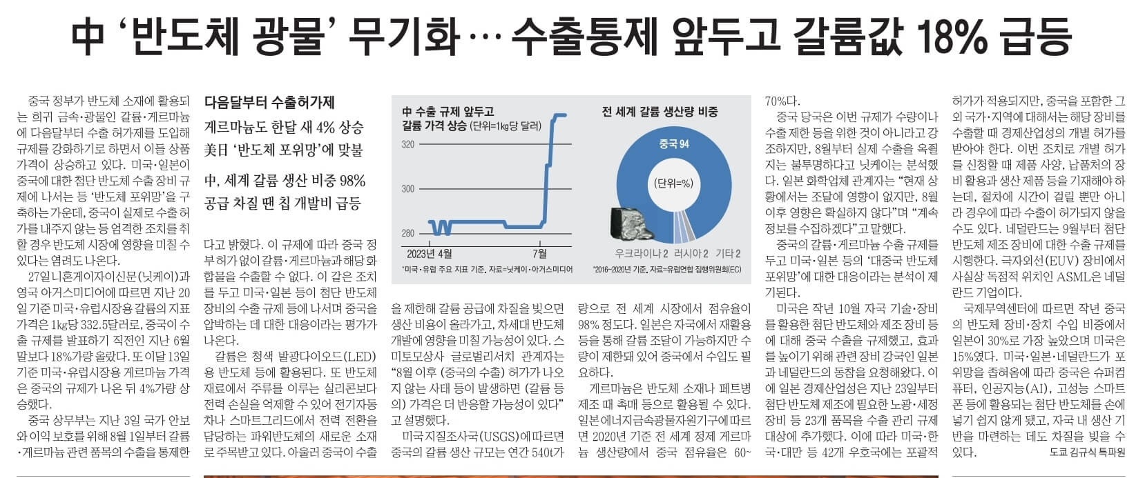 7월 28일 금 신문스크랩1