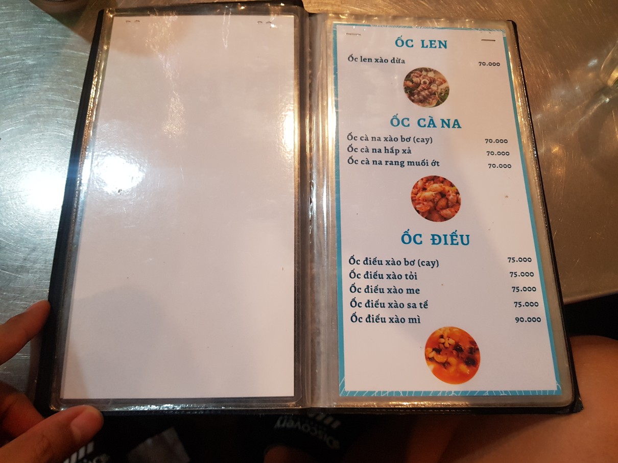 호치민 빈탄군 로컬 맛집 OC KHANH 2 메뉴(2)