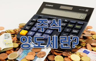  주식 양도소득세 & 부동산 양도세란?