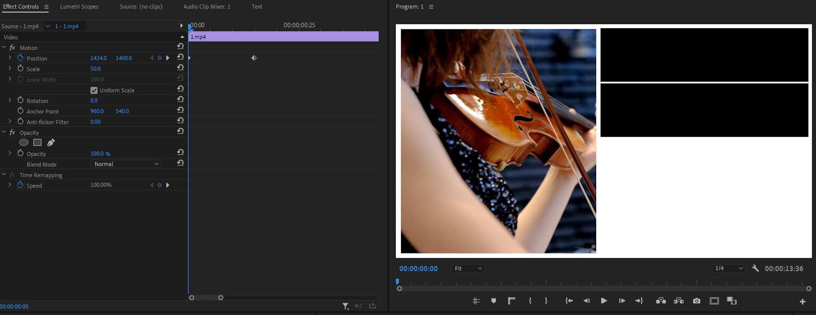Position 애니메이션 적용 사진