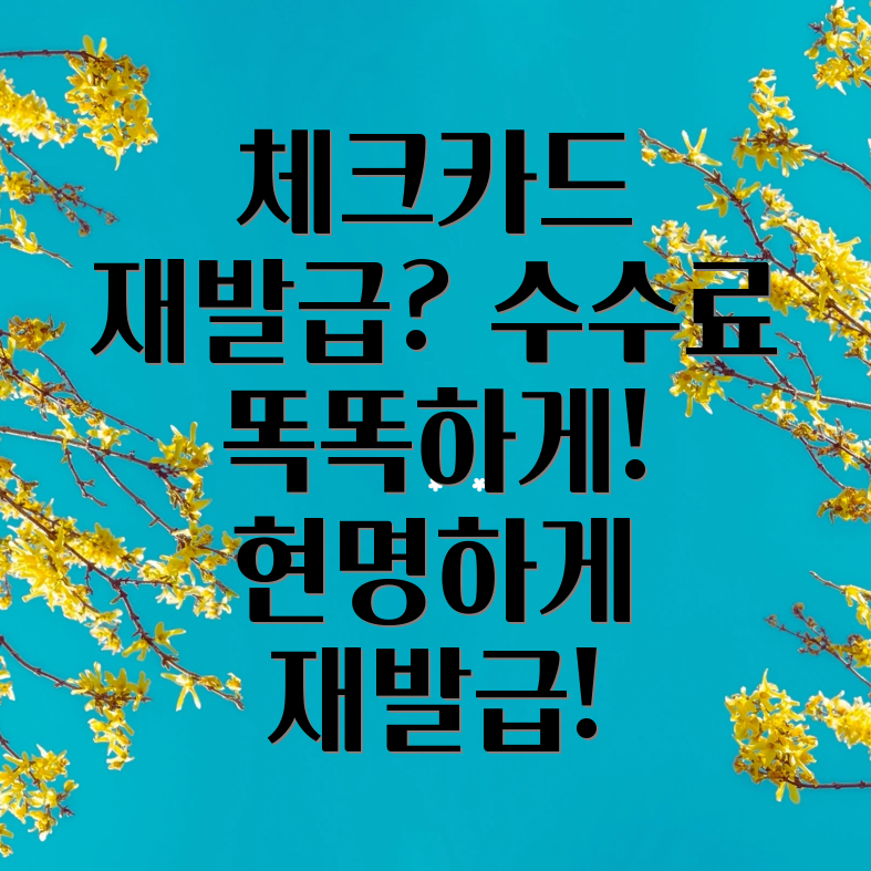 체크카드 재발급