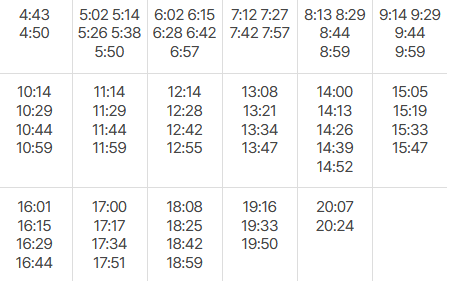 용산우체국 인천공항 버스시간표