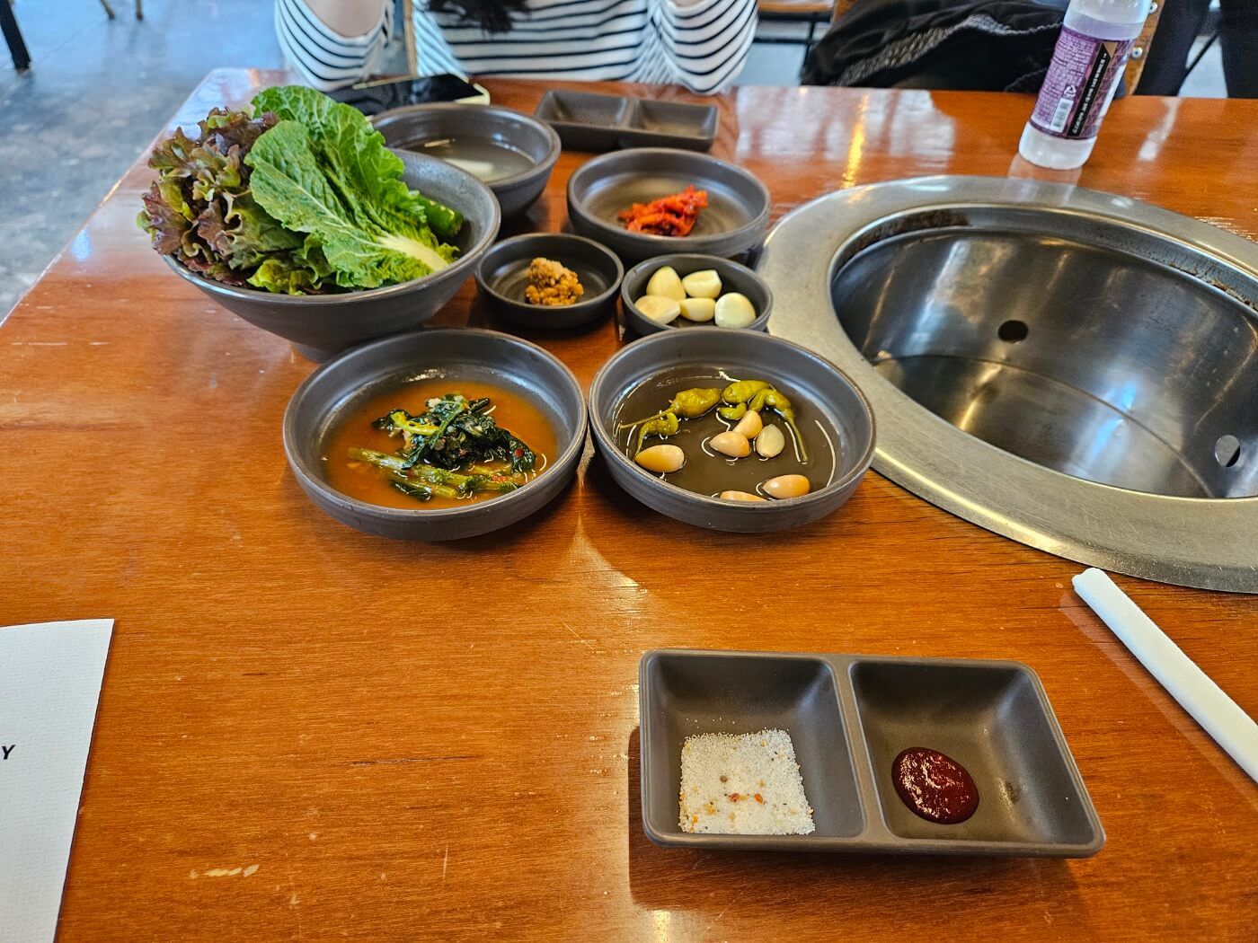 토담숯불닭갈비_상차림