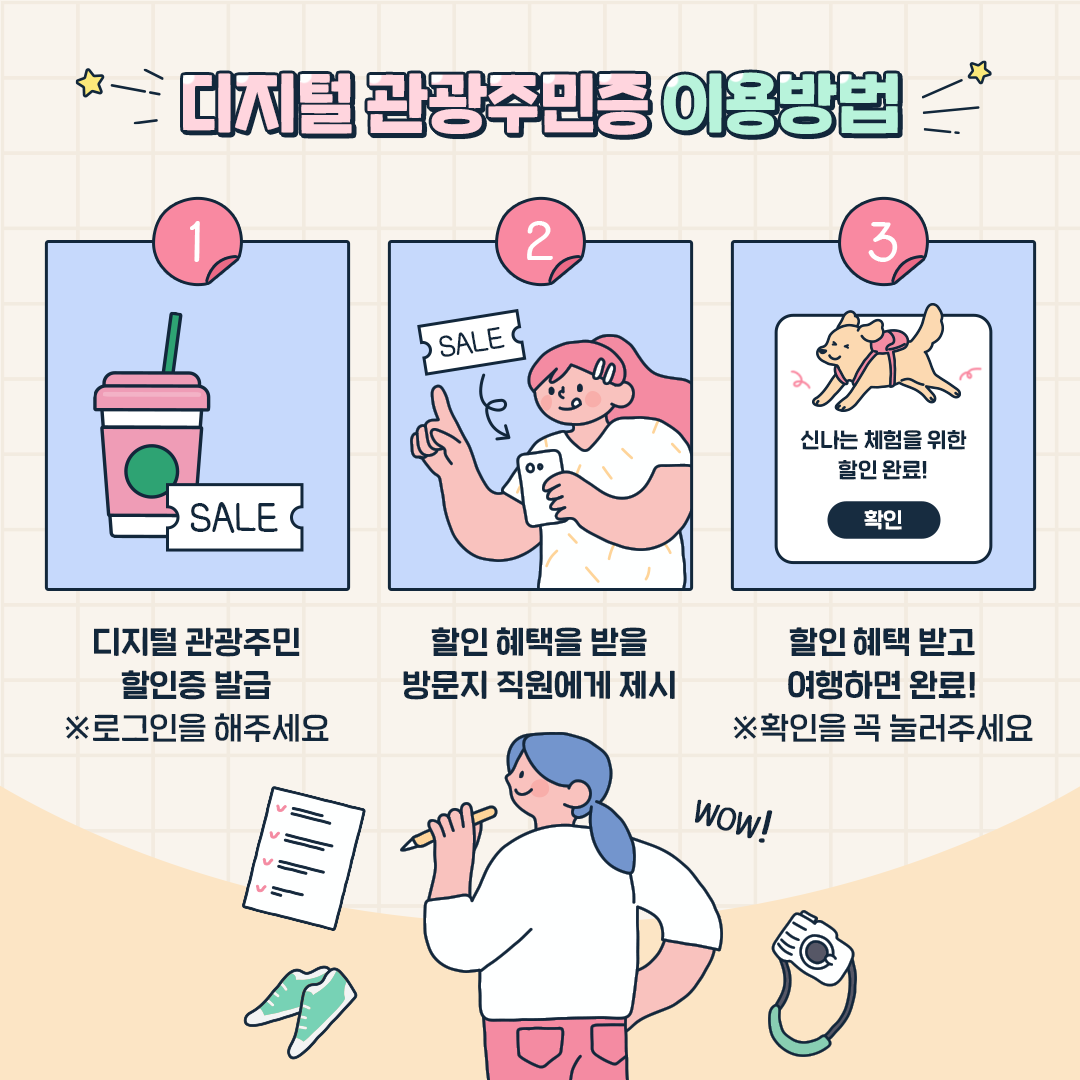 디지털 관광주민증 발급