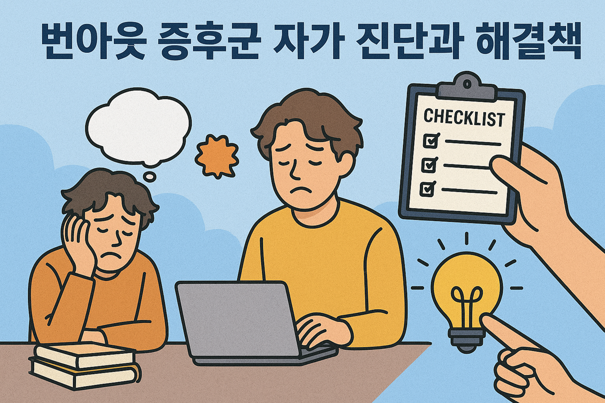 번아웃 증후군 자가 진단과 해결책