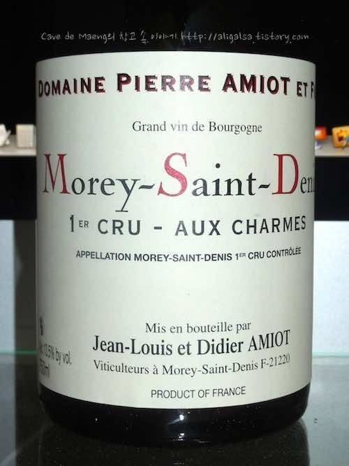 omaine Pierre Amiot & Fils Morey-Saint-Denis 1er Cru Aux Charmes 2008