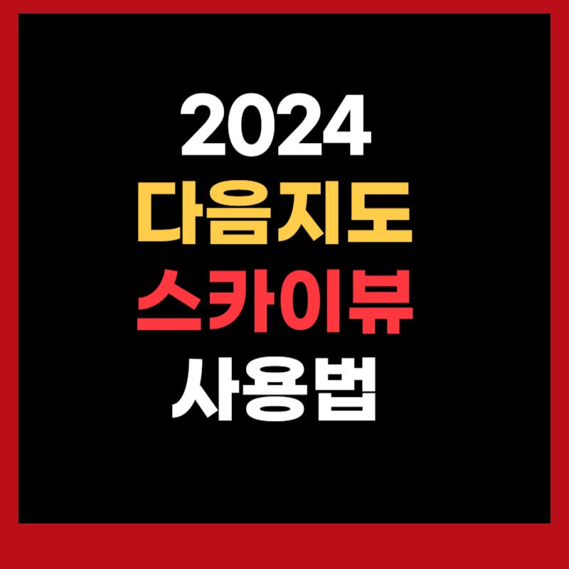 다음지도 스카이뷰