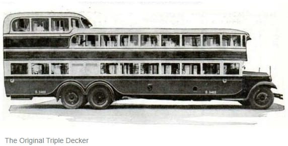 영화 속 등장 3층 버스&#44; 실제로 존재했나...그리고 가능할까 IDEO: Did You Know That Triple-Decker Buses Actually Existed?