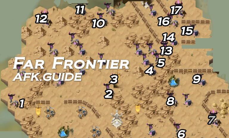  AFK 아레나 시간의 정원 까마귀 협곡 Far Frontier 공략