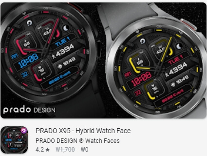 PRADO X95 - Hybrid Watch Face