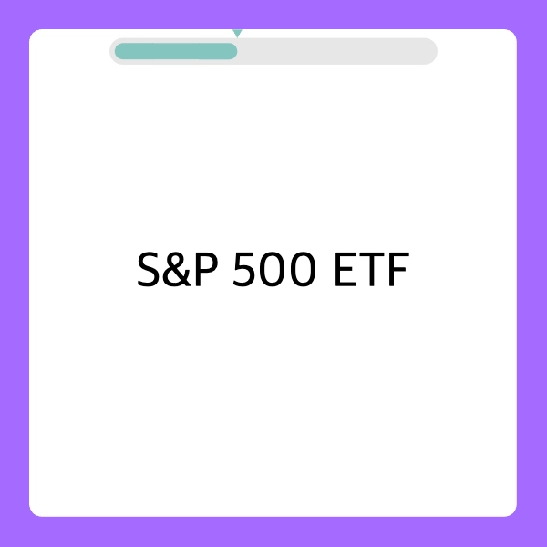 S&amp;P 500 ETF 종류, 비교