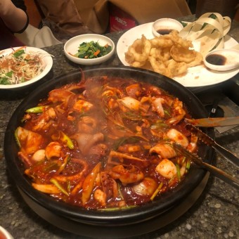 오징어불고기백반