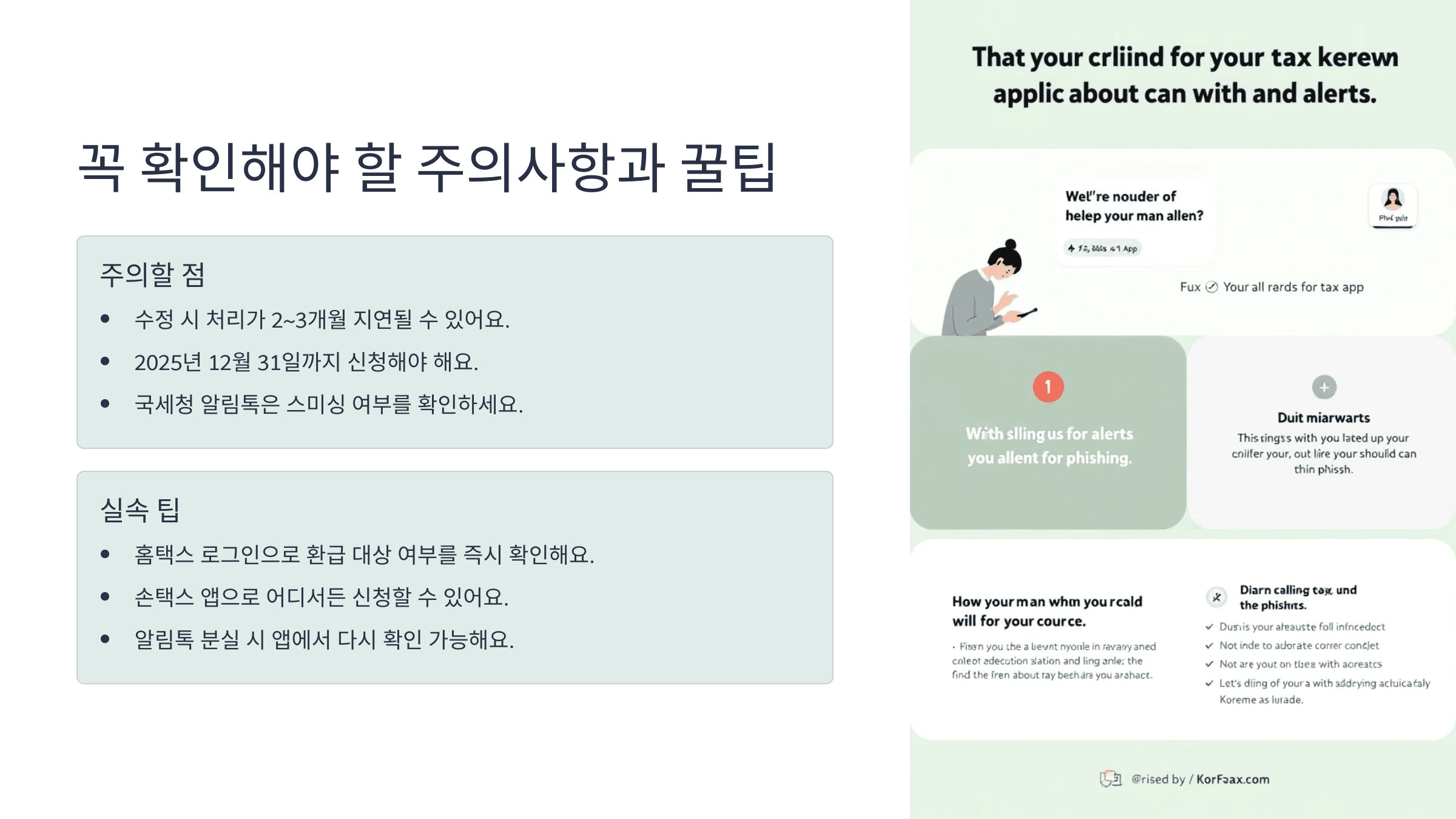 꼭 확인해야 할 주의사항과 꿀팁