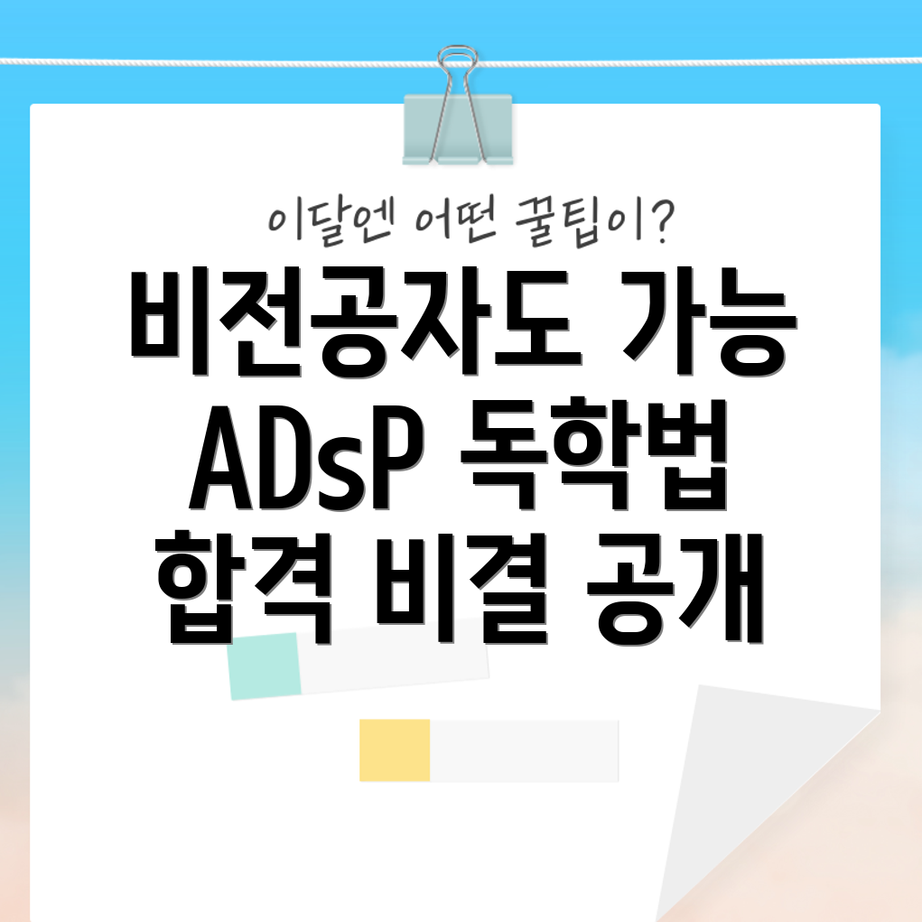 ADsP 독학