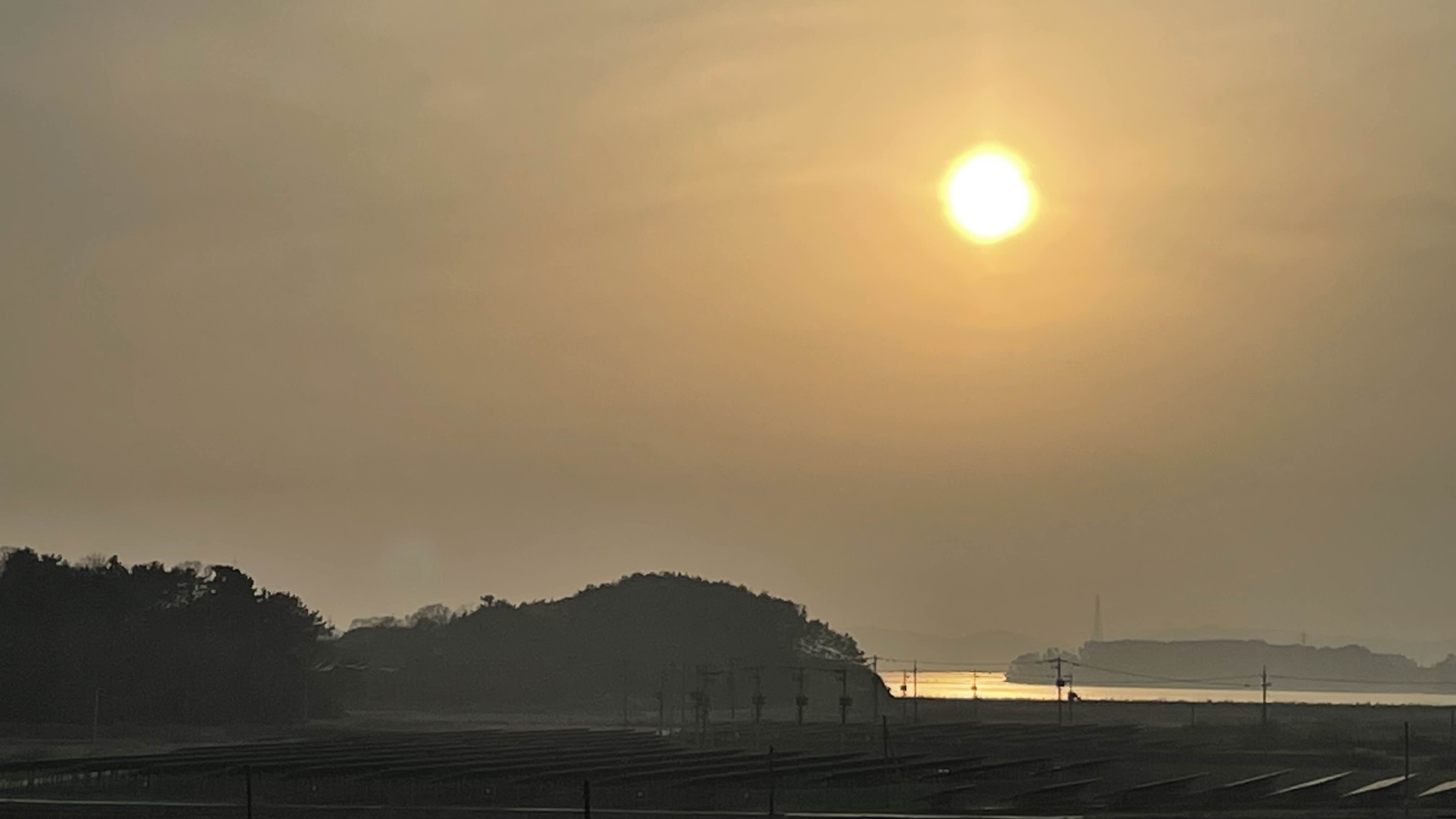 일몰&#44; 대산&#44; 해변