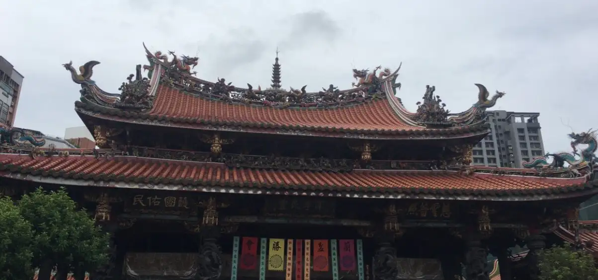 대만 룽산사 모습