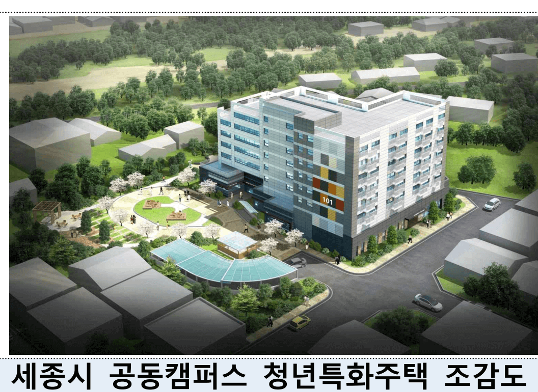 세종시 공동캠퍼스 청년특화주택 세부개발계획