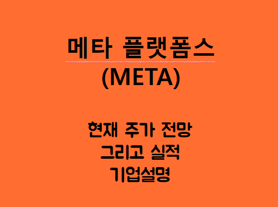  메타 (META) 구 페이스북 현 META