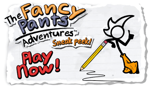 [플래시게임] 팬시팬츠, 노란바지의 모험, Fancy Pants Adventures, 어드벤처 게임, 무료 플래시 게임