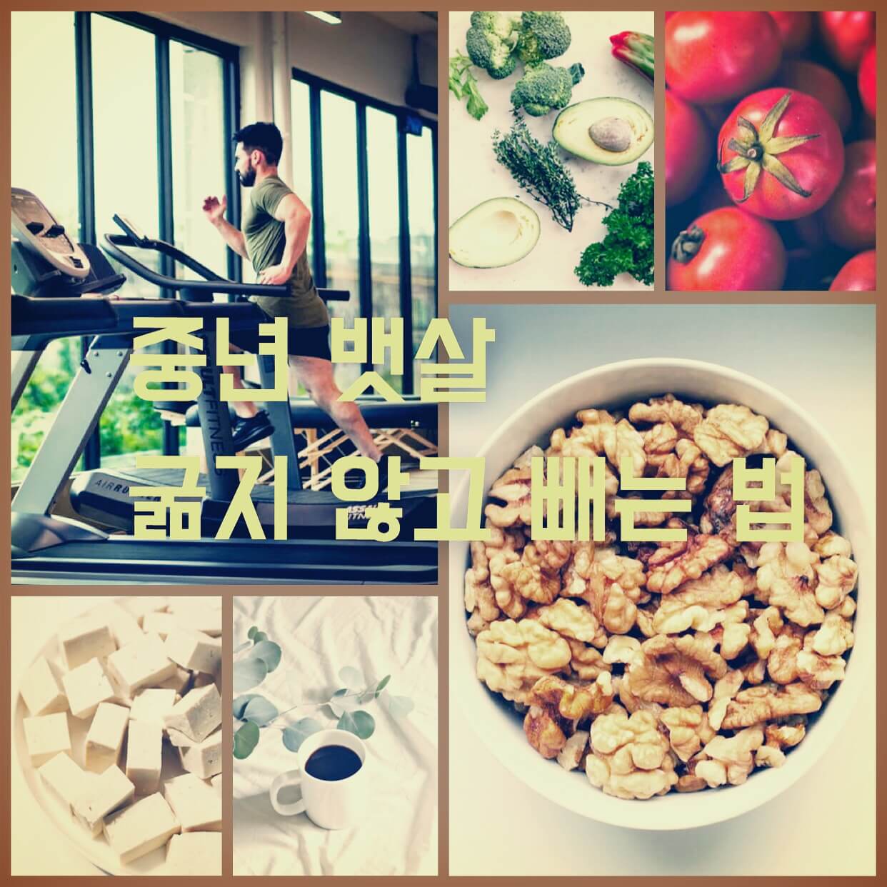  중년뱃살 굶지 않고 빼는 법