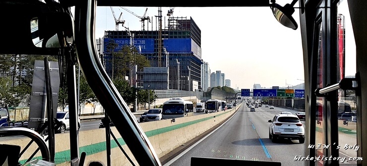 경부고속도로 현대중공업 글로벌R&D 건설현장